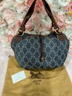 Celine Macadam Denim Bittersweet Denim Bag